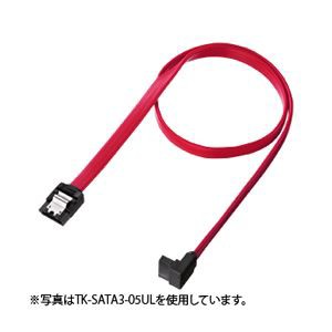 （まとめ）サンワサプライ 上L型シリアルATA3ケーブル TK-SATA3-07UL【×3セット】（代引不可）