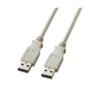 (まとめ)サンワサプライ USBケーブル KB-USB-A1K2【×5セット】（代引不可）