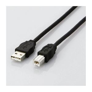 （まとめ）エレコム エコUSBケーブル（A-B・5m） USB2-ECO50【×3セット】（代引不可）
