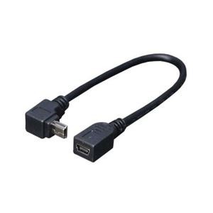 （まとめ）変換名人 USBmini L型ケーブル延長20（上L） USBM-CA20UL【×10セット】（代引不可）