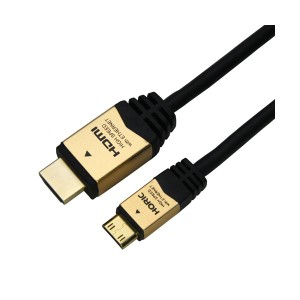 （まとめ）HORIC HDMI MINIケーブル 3m ゴールド HDM30-074MNG【×3セット】（代引不可）