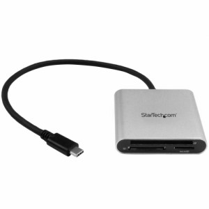 StarTech USB Type-Cコネクタ搭載マルチメモリーカードリーダー/ライター USB3.0(USB3.1 Gen1)対応 SD/ microSD/ CompactFlash FCREADU3C