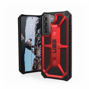 【日本正規代理店品】URBAN ARMOR GEAR Galaxy S21対応耐衝撃ケース MONARCH クリムゾン UAG-GLXS21-P-CR スマホ スマホケース 頑丈【送