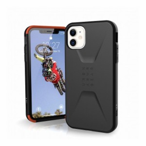 【日本正規代理店品】 URBAN ARMOR GEAR iPhone 11(6.1インチ)対応耐衝撃ケース CIVILIAN ブラック UAG-IPH19MS-BK【送料無料】