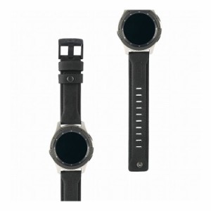 【日本正規代理店品】 URBAN ARMOR GEAR Galaxy Watchバンド Galaxy Watch 46mm用 LEATHERシリーズ ブラックUAG-GWLL-BK【送料無料】