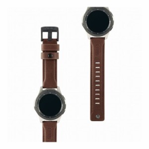 【日本正規代理店品】 URBAN ARMOR GEAR Galaxy Watchバンド Galaxy Watch 46mm用 LEATHERシリーズ ブラウンUAG-GWLL-BR【送料無料】