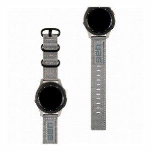 【日本正規代理店品】 URBAN ARMOR GEAR Galaxy Watchバンド Galaxy Watch 42mm用 NATOシリーズ グレイ UAG-GWSN-GR【送料無料】