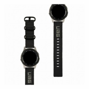 【日本正規代理店品】 URBAN ARMOR GEAR Galaxy Watchバンド 46mm用 NATO ECO ブラック UAG-GWLNE-BK【送料無料】