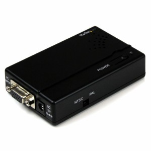 StarTech ZSTEC 高解像度VGA D-Sub15ピン −コンポジット RCA /S-Video端子 ミニDIN4ピン ダウンスキャンコンバーター/ビデオ映像スケー