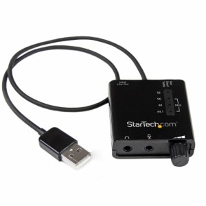 StarTech ZSTEC USB DACオーディオ変換アダプタ外付けサウンドカード S/PDIFデジタルオーディオ対応 　96kHz/24bit　2x 3.5mmミニジャッ