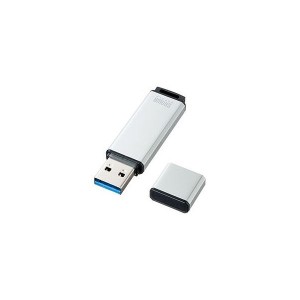 サンワサプライ USB3.1 Gen1 メモリ 64GB UFD-3AT64GSV(代引不可)【送料無料】