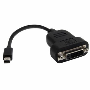 STARTECH.COM LTD MDP2DVIS Mini DisplayPort-DVIアクティブ変換アダプタ ミニディスプレイポート mini DP オス-DVI-D(25ピン) メス アク