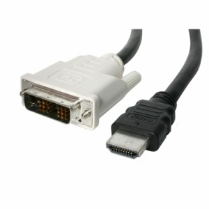 STARTECH.COM LTD HDDVIMM2M 2m HDMI-DVI-D変換ケーブル HDMI(19ピン)-DVI-D(19ピン) オス オス(代引不可)