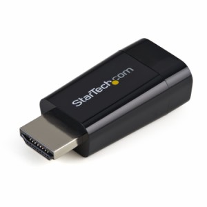 STARTECH.COM LTD HD2VGAMICRO コンパクトHDMI-VGA変換アダプタ コンバータ (Chromebook Ultrabook ノートパソコンに最適) HDMI オス-ア