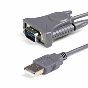 STARTECH.COM LTD ICUSB232DB25 USB-RS232Cシリアル変換ケーブル (DB9-DB25変換コネクタ付き) 1x USB A オス-1x DB-9(D-Sub 9ピン) オス 