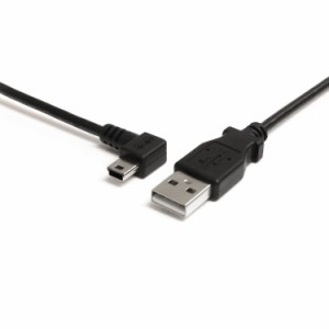 STARTECH.COM LTD USB2HABM3LA 91cm ミニUSB変換ケーブル miniUSB左向きL型ケーブル USB A端子 オス - USB mini-B端子 オス(代引不可)
