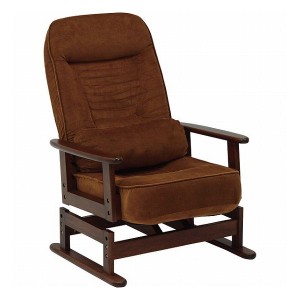 座椅子 ブラウン LZ-4742BR(代引不可)【送料無料】