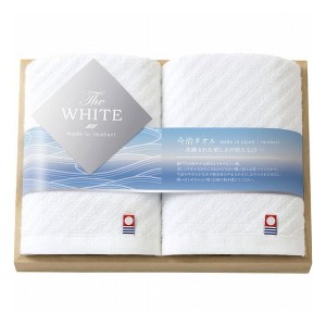 今治TheWHITE(ザホワイト) スリムバスタオル2枚セット(木箱入) 65530(代引不可)【送料無料】