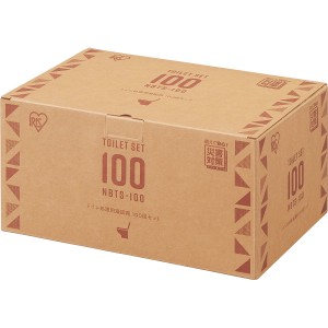 トイレ処理用凝固剤100回セット NBTS-100(代引不可)【送料無料】