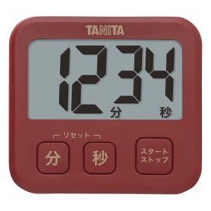 タニタ 薄型タイマー レッド TD-408-RD 台所・日用品・収納 キッチンツ-ル の調理雑貨(代引不可)