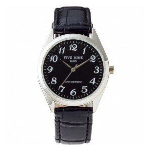 ファイブナイン メンズ腕時計 ブラック文字盤 FNTK-03MB 装身具 紳士装身品 紳士腕時計(代引不可)【送料無料】