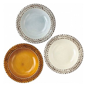ローズマリー ディーププレート RM-01-01 和陶器 和陶皿 大皿セット(代引不可)【送料無料】