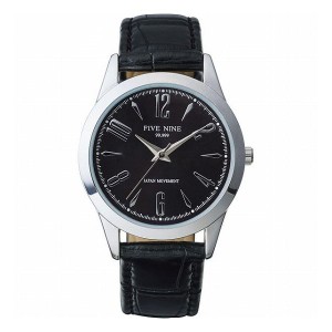 ファイブナイン メンズ腕時計 ブラック文字盤 FNTK-050MB 装身具 紳士装身品 紳士腕時計(代引不可)【送料無料】