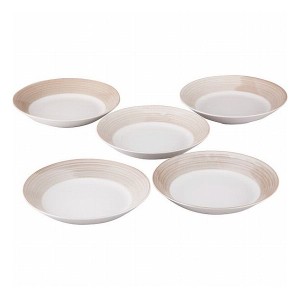 Casa カレー皿5枚セット 554702 洋陶器 洋陶皿 カレー皿セット(代引不可)【送料無料】