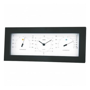 エンペックス mONO温度計・時計・湿度計 MN-4841 室内装飾品 温湿度計 卓上温湿度計(代引不可)【送料無料】