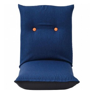 低反発折りたたみ座椅子 ブルー SOTT-1013C-BL 木製品・家具 ソファ・座椅子 肘なし座椅子(代引不可)【送料無料】