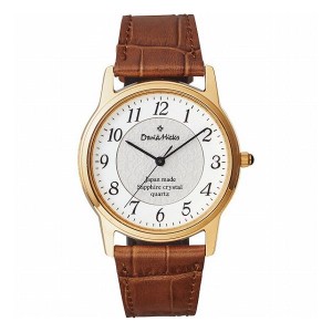 デビッドヒックス メンズ腕時計 ブラウン RO-055MA-DH 装身具 紳士装身品 紳士腕時計(代引不可)【送料無料】