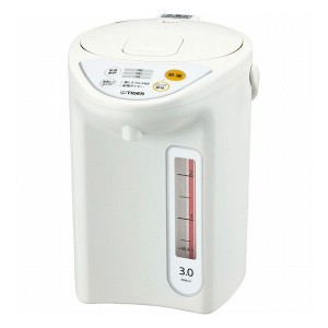 タイガー マイコン電動ポット(3.0l) ホワイト PDR-G301W ポット・ボトル 電気ポット 電気沸騰.リットル(代引不可)【送料無料】