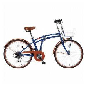 24型折畳自転車 シンプルスタイル SS-PL246BS レジャー 自転車・自動車用品 折りたたみ自転車(代引不可)【送料無料】