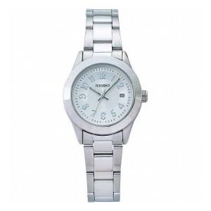 パーソンズ レディース腕時計 ホワイト PE-080W 装身具 婦人装身品 婦人腕時計(代引不可)【送料無料】