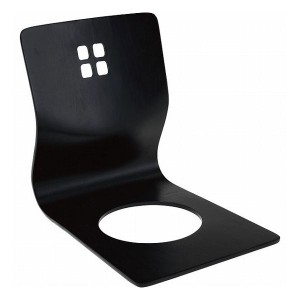 曲木椅子(2個組) ブラック LMZ-4299BK 木製品・家具 ソファ・座椅子 肘なし座椅子(代引不可)【送料無料】