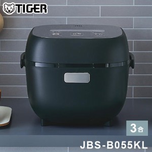 タイガー マイコンジャー炊飯器 3合 JBS-B055KL メタルブラック 炊きたて 炊飯ジャー 一人暮らし ひとり暮らし 低温調理 自動調理 マルチ