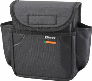 TRUSCO 小型腰袋 二段フタ付 ブラック【TC-52BK】(工具箱・ツールバッグ・ツールホルダ・バッグ)【送料無料】