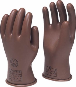 ワタベ 低圧ゴム手袋L【508-L】(保護具・耐電保護具)【送料無料】