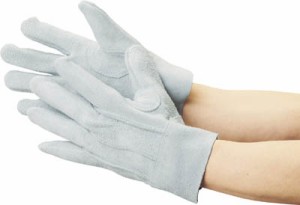 TRUSCO 牛床革手袋 フリーサイズ【JK-1】(作業手袋・革手袋)