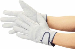 TRUSCO レンジャー型革手袋 フリーサイズ【JK-18】(作業手袋・革手袋)