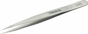 TRUSCO 耐酸耐磁ピンセット 120mm 超極細型【3-SA】(はんだ・静電気対策用品・ピンセット)