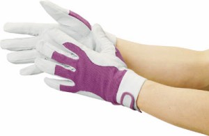 TRUSCO マジック式革手袋 Mサイズ【TYK-129M】(作業手袋・革手袋)