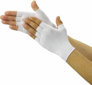 TRUSCO クリーンルーム用インナー手袋ハーフサイズ【TPG-311】(理化学・クリーンルーム用品・クリーンルーム用手袋)