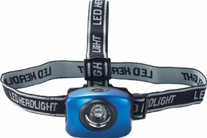 TRUSCO アルミ強力LEDヘッドライト(ブルー)【THLX-2213A-B】(作業灯・照明用品・ヘッドライト)