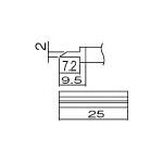 白光 こて先 スパチュラ 25【T12-1404】(はんだ・静電気対策用品・ステーション型はんだこて)【送料無料】