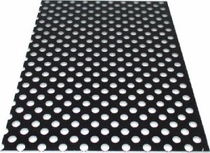 アルインコ アルミ複合板パンチ ３Ｘ９１０Ｘ６０５ ブラック CG96P11【送料無料】