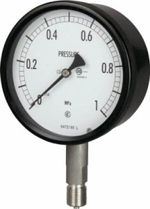 長野 密閉形圧力計【BE10-133-2.5MP】(計測機器・圧力計)【送料無料】