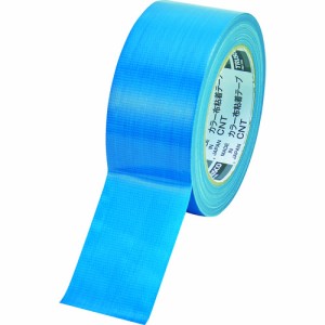 TRUSCO トラスコ カラー布粘着テープ 幅50mm長さ25m ブルー CNT5025B