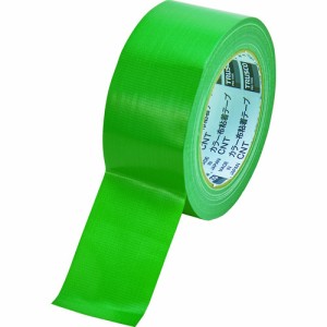 TRUSCO トラスコ カラー布粘着テープ 幅50mm長さ25m グリーン CNT5025GN