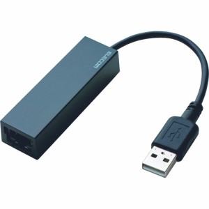 エレコム USB2.0 LANアダプター Type-A ブラック EDCFUA2B